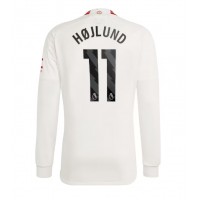 Pánský Fotbalový dres Manchester United Rasmus Hojlund #11 2023-24 Třetí Dlouhý Rukáv